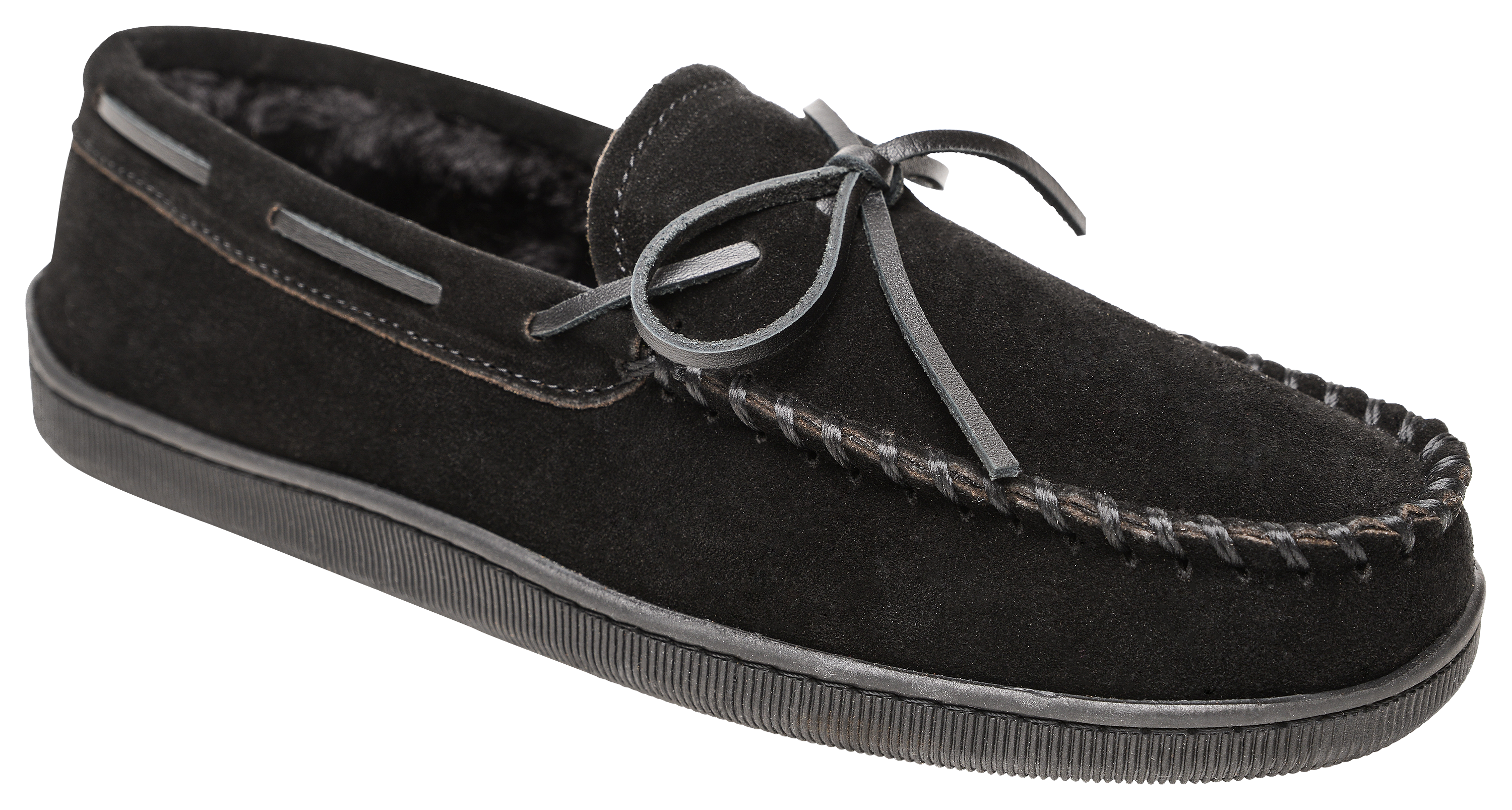 Minnetonka Moccasin Pile-Lined Hardsole Slip-On Shoes for Men | Cabela's
